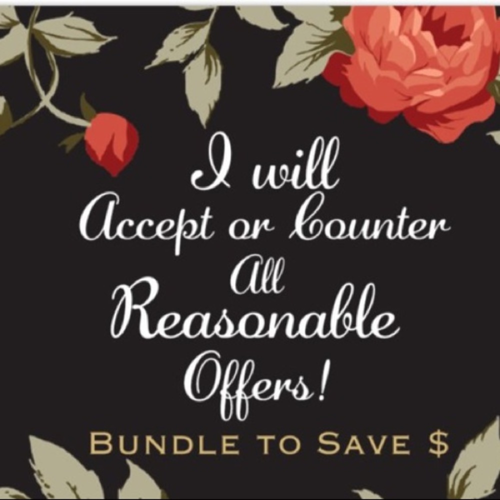Reasonable offers accepted or countered